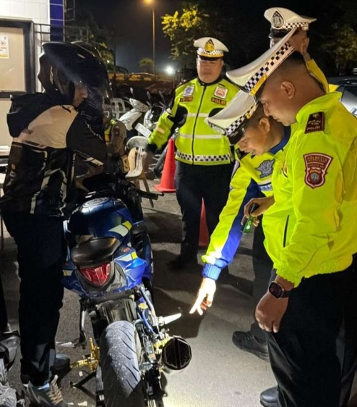Aksi Balap Liar Ditekan, Polisi Tindak 48 Motor Tak Sesuai Spesifikasi Teknis