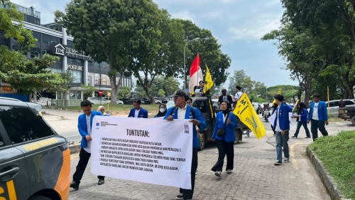 Peringati Hari Anak Nasional 2026, PMII Batam Pawai ke Pemko dan DPRD Bawakan 4 Tuntutan Tegas