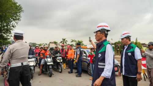 Jalan Gajah Mada di Tanjakan Vista Kembali Dibuka
