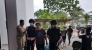 Polisi Senjata Lengkap Kawal Penyerahan 4Tersangka Sabu 1,6 Ton  Ke Kejari Batam