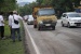 Jalan Rusak Depan Kawasan Indah Industrial Park, Akibat Tumpahan Solar 