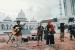 Busker Hibur Masyarakat Yang Berolahraga di Dataran Engku Putri 