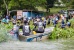BP Batam dan Ratusan Voluntir Bersihkan Waduk Duriangkang
